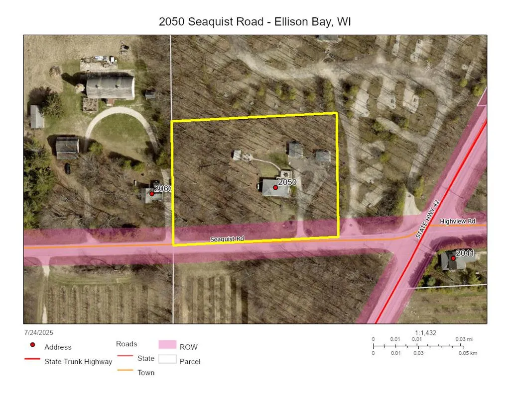 2050 Seaquist Rd, Sister Bay, Wisconsin 54234, 2 Bedrooms Bedrooms, ,2 BathroomsBathrooms,Inland-Residential,For Sale,Seaquist Rd,144328