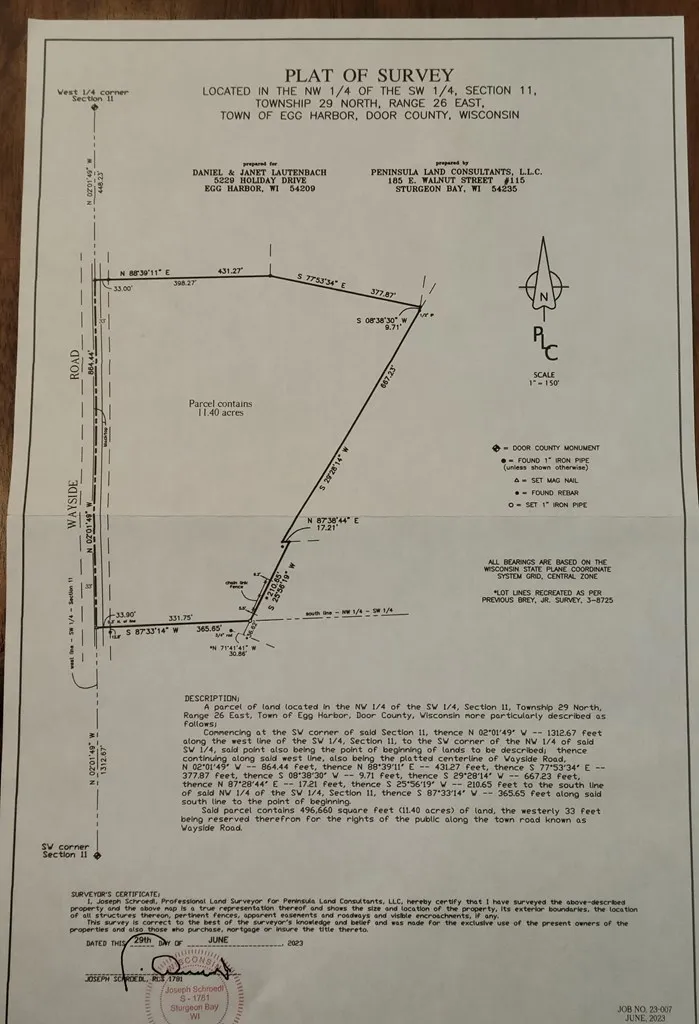 Wayside Rd, Egg Harbor Wi 54209, ,Unimproved Land,For Sale,Wayside Rd,143011