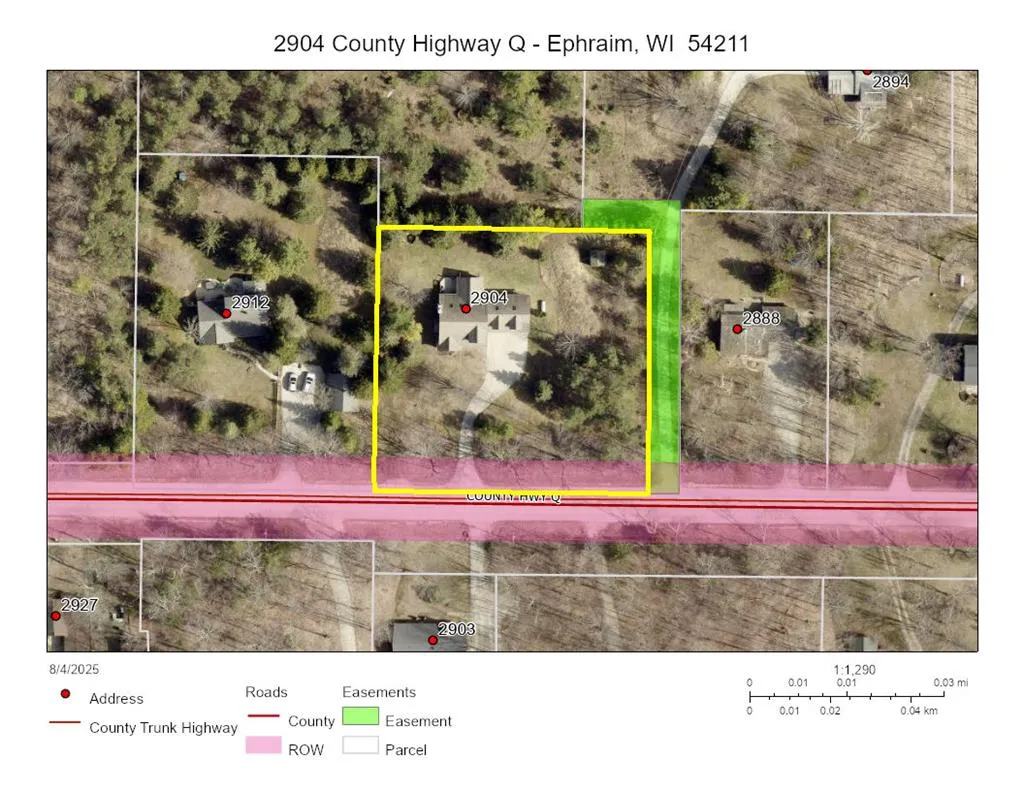2904 County Rd Q, Ephraim, Wisconsin 54211, 3 Bedrooms Bedrooms, ,3 BathroomsBathrooms,Inland-Residential,For Sale,County Rd Q,144365