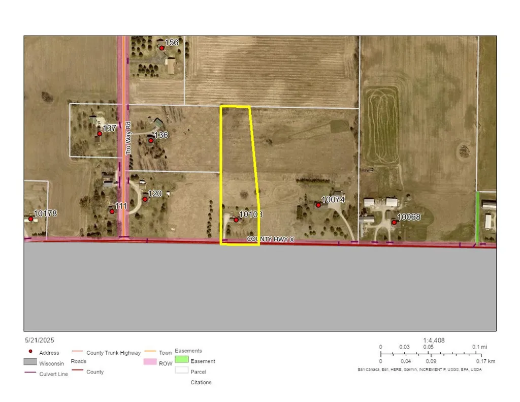 10108 County Rd X, Town Of Union, Wisconsin 54205, 2 Bedrooms Bedrooms, ,1 BathroomBathrooms,Inland-Residential,For Sale,County Rd X,143963