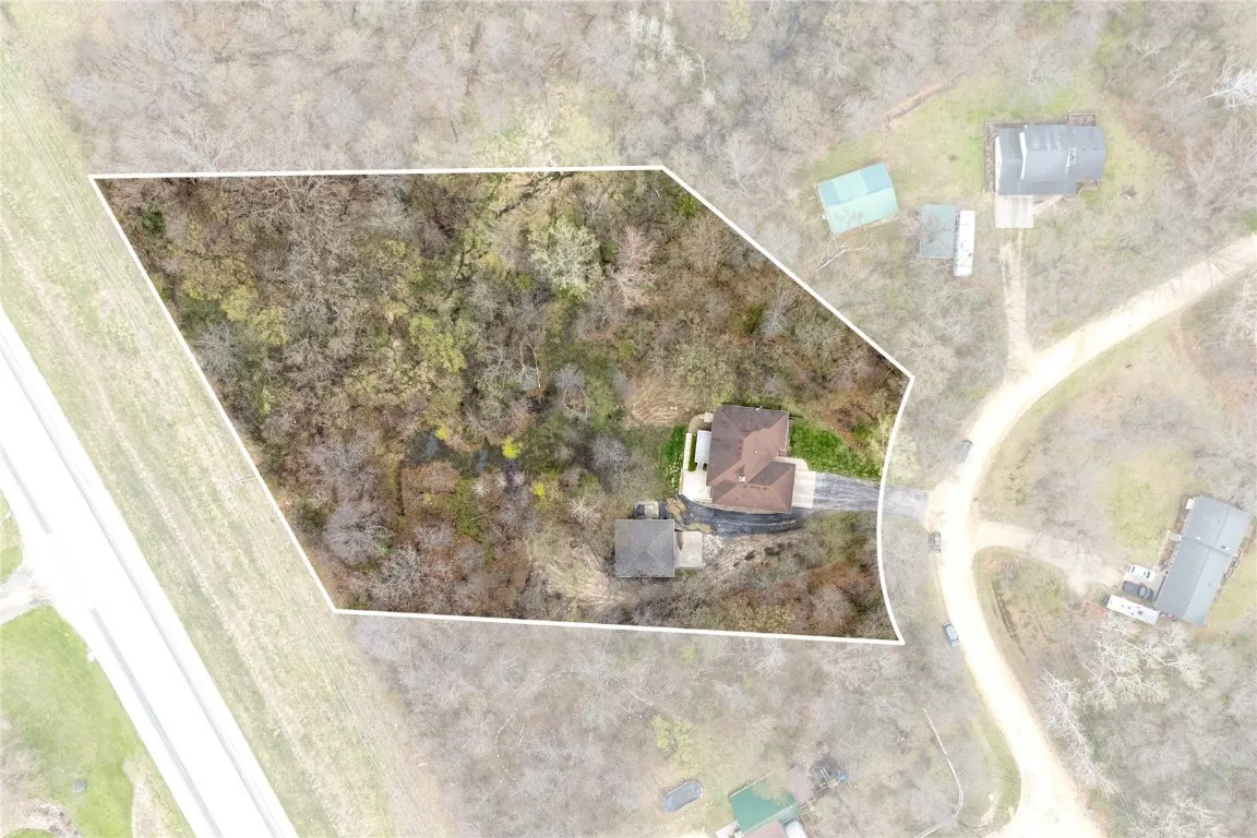 Driveway improvements not indicated in drone photos!