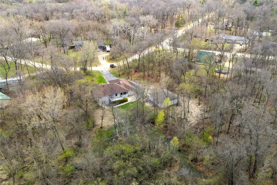 Driveway improvements not indicated in drone photos!