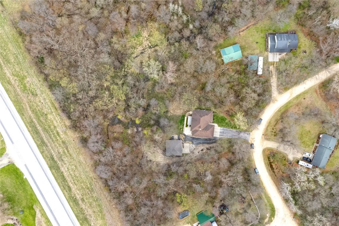 Driveway improvements not indicated in drone photos!