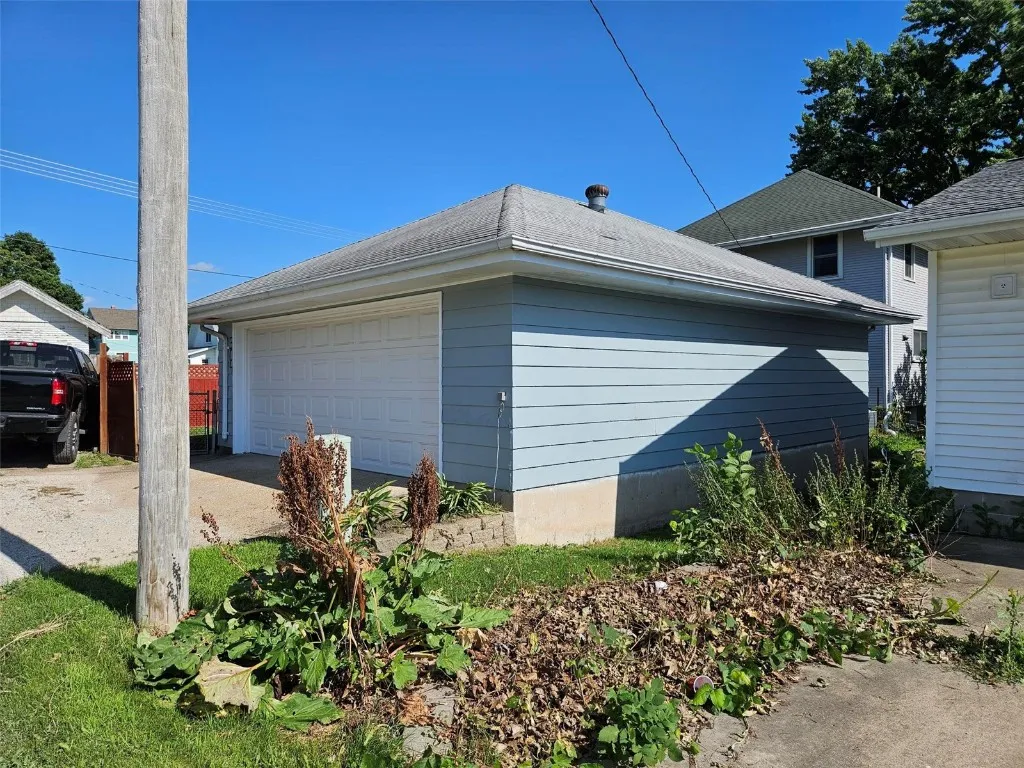 Garage from alley view