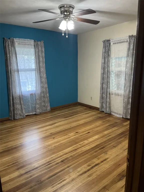 Southeast Bedroom after floor refinishing