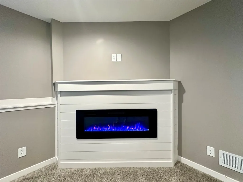 Lower Level Electric Fireplace.