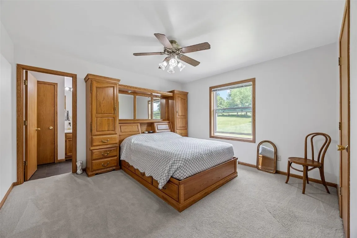 Primary with walk-n closet and ensuite full bath