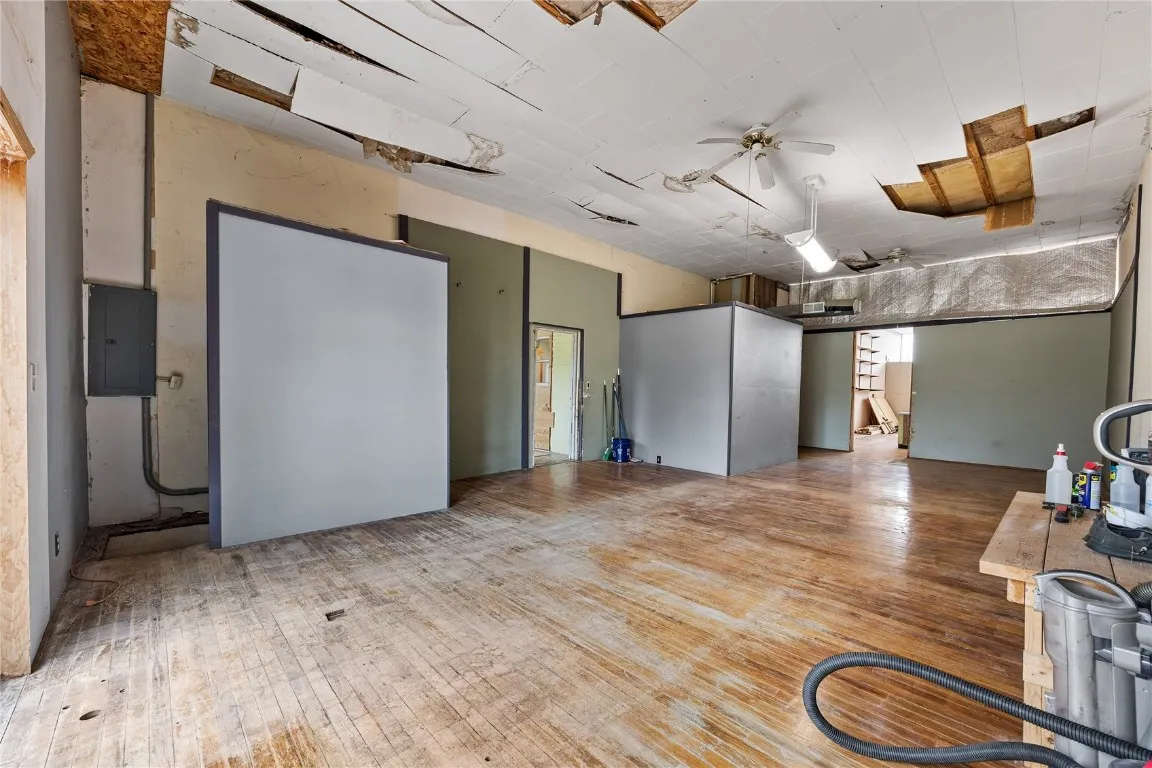 Storefront. Access to single family home.