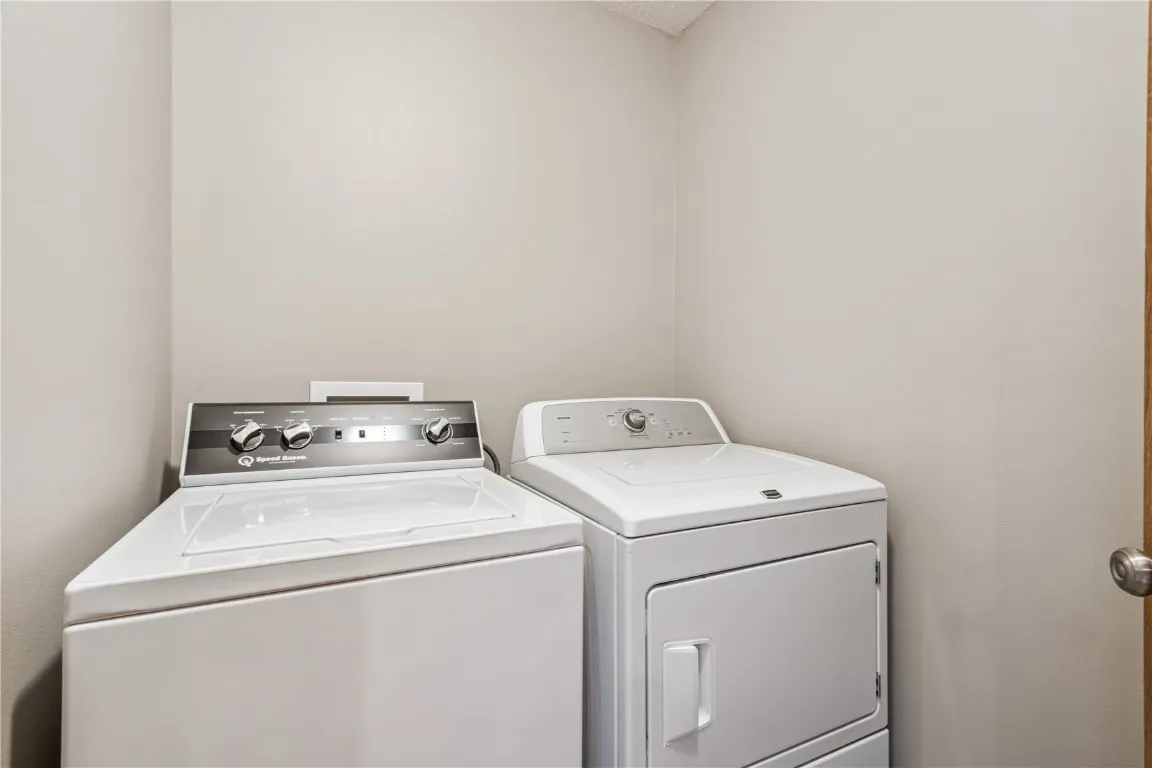 The laundry is conveniently located on the 2nd floor.