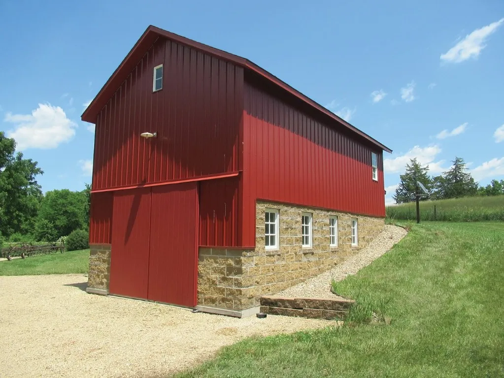 Northwest Corner of Barn (Lower Level)