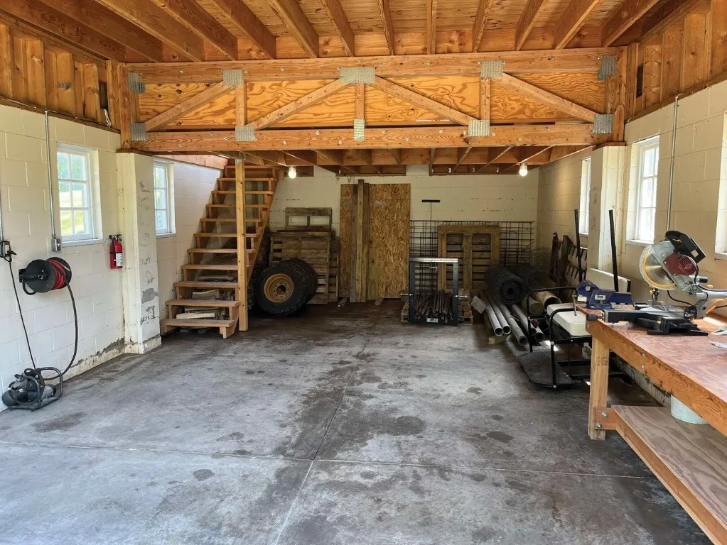Lower Level of Barn Interior