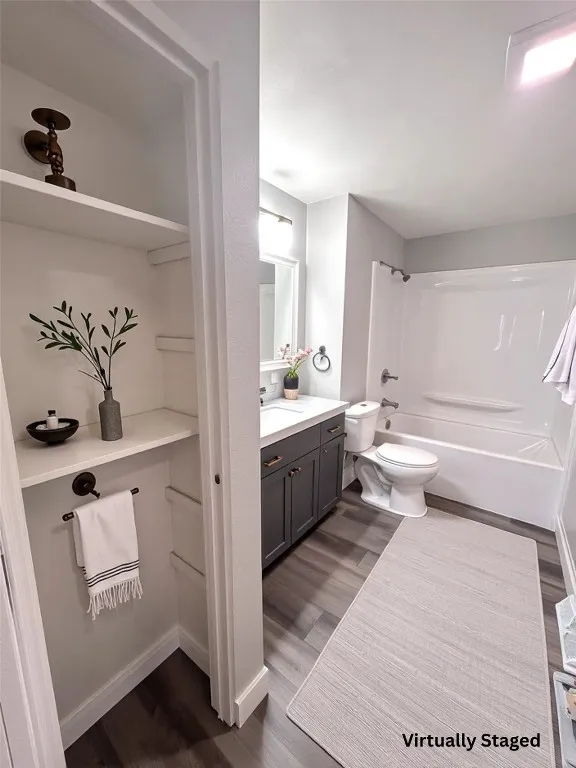Virtually Staged Master bedroom