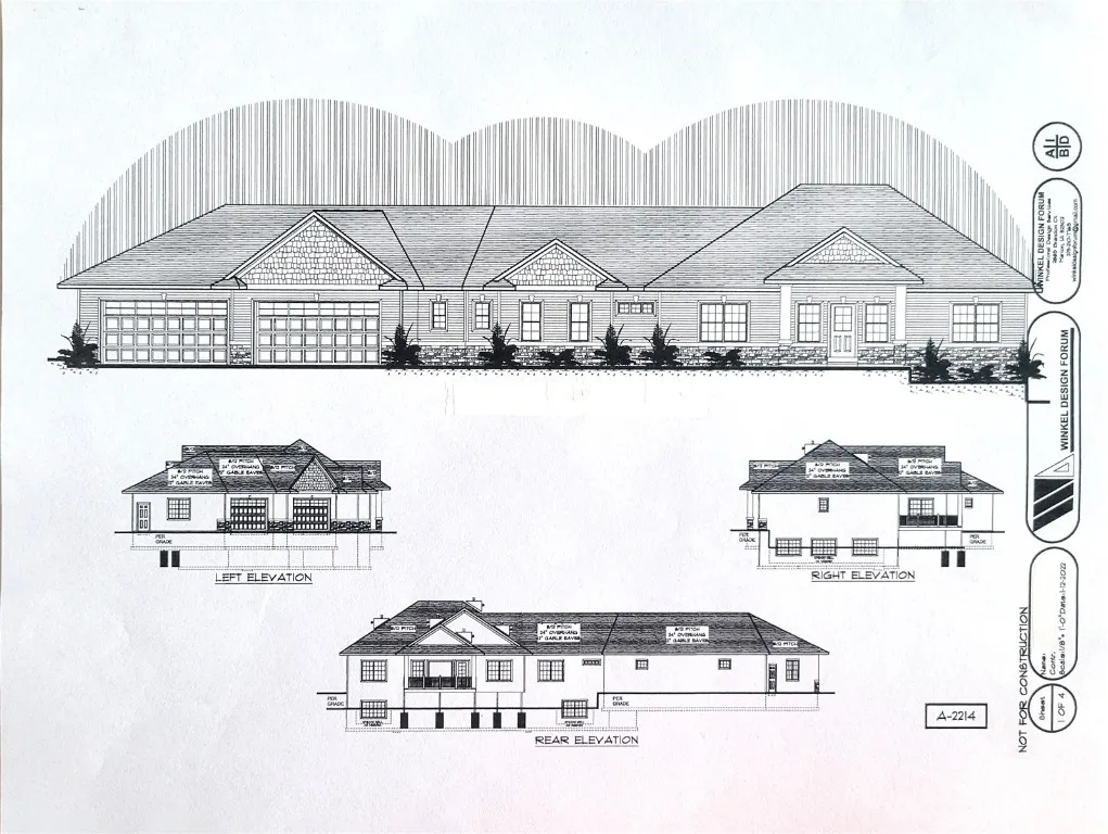 Plans Seller Had Drawn Up-Elevations