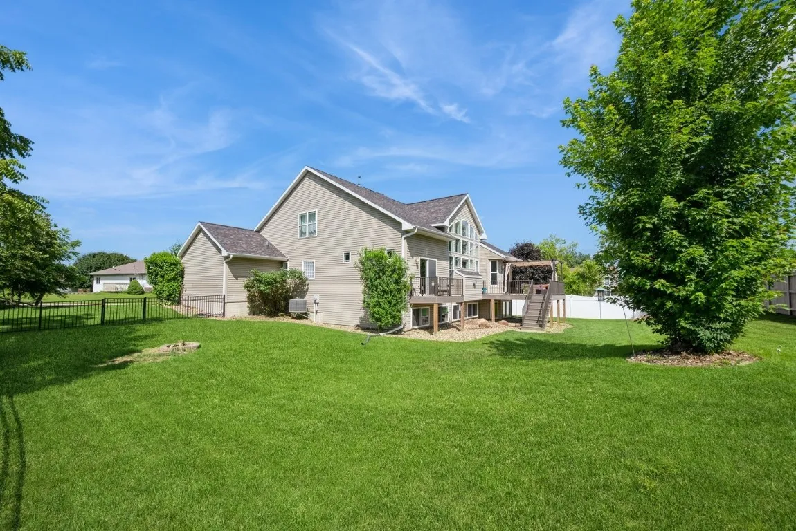 Exterior Back and Fenced Yard