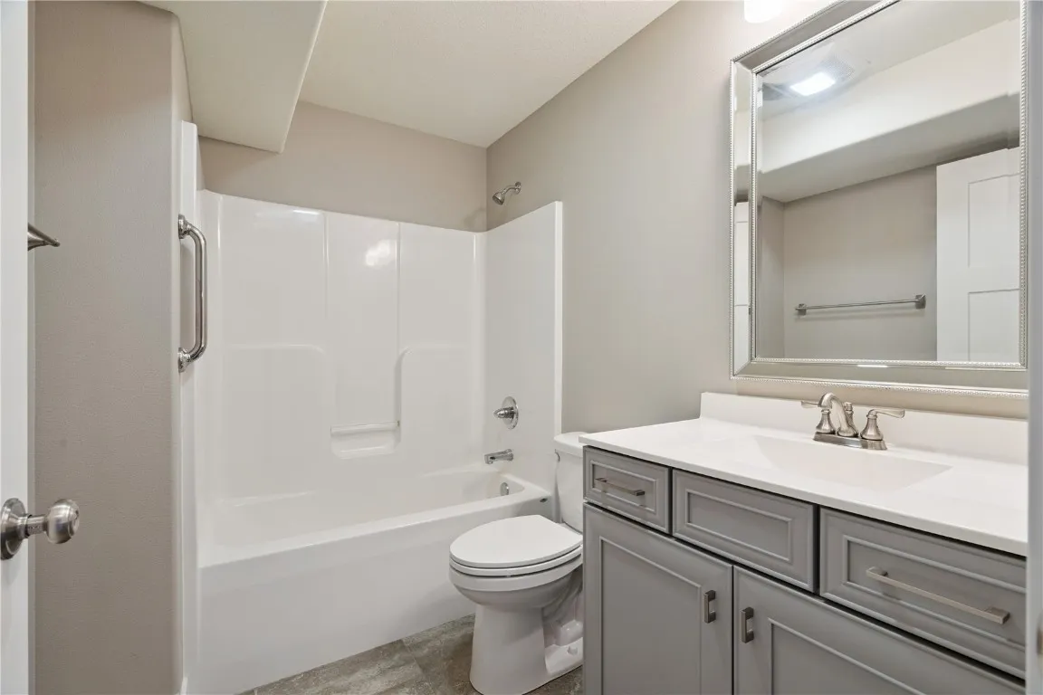Lower level bathroom