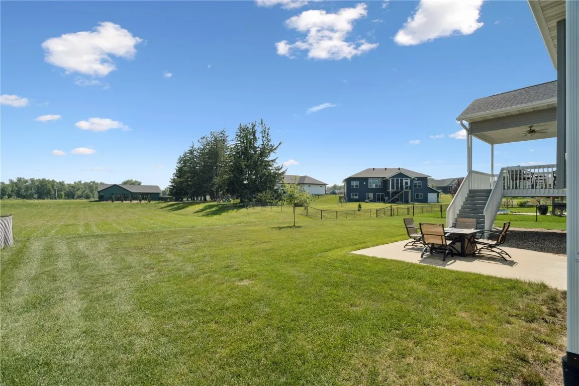 Open spaces for backyard view