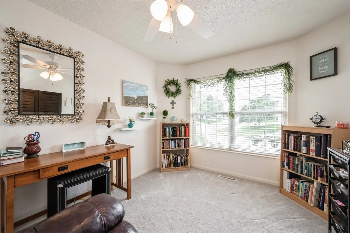 Bedroom being used as an office