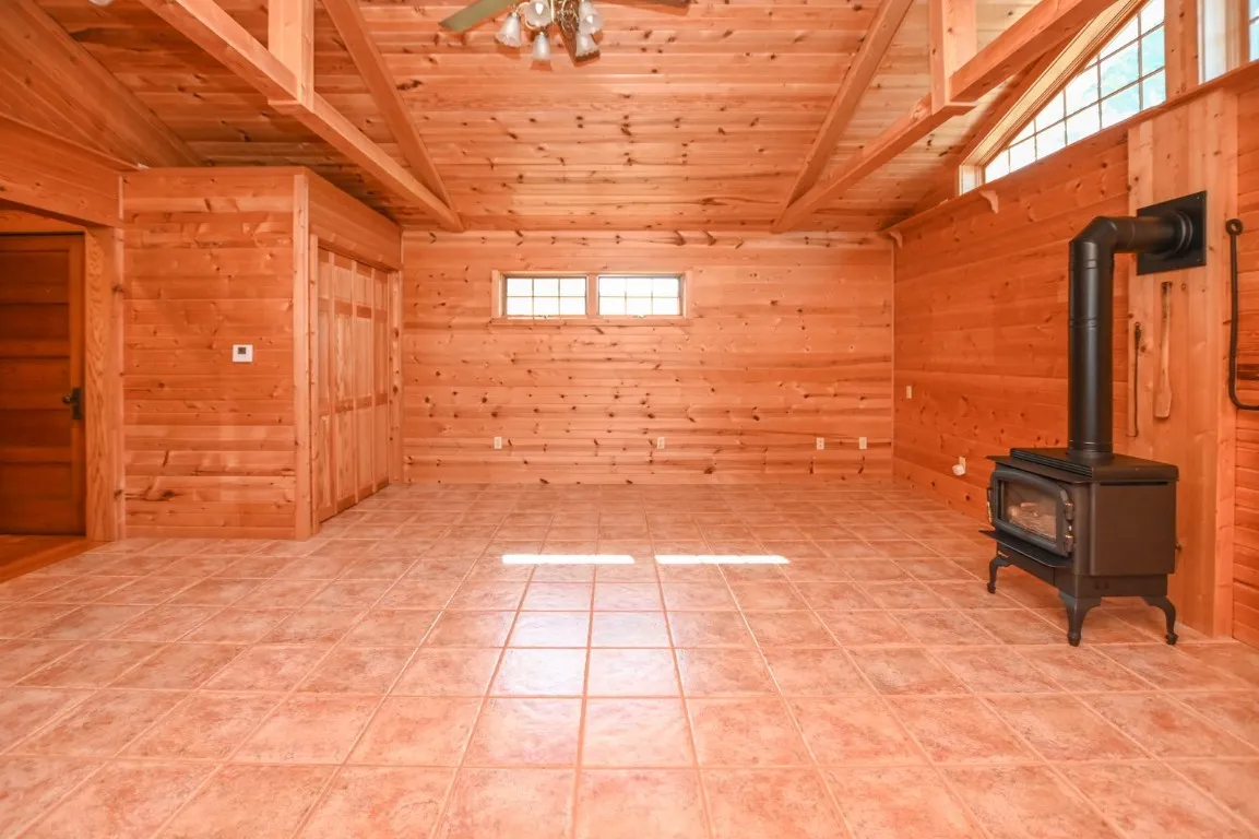 Laundry closet on the left