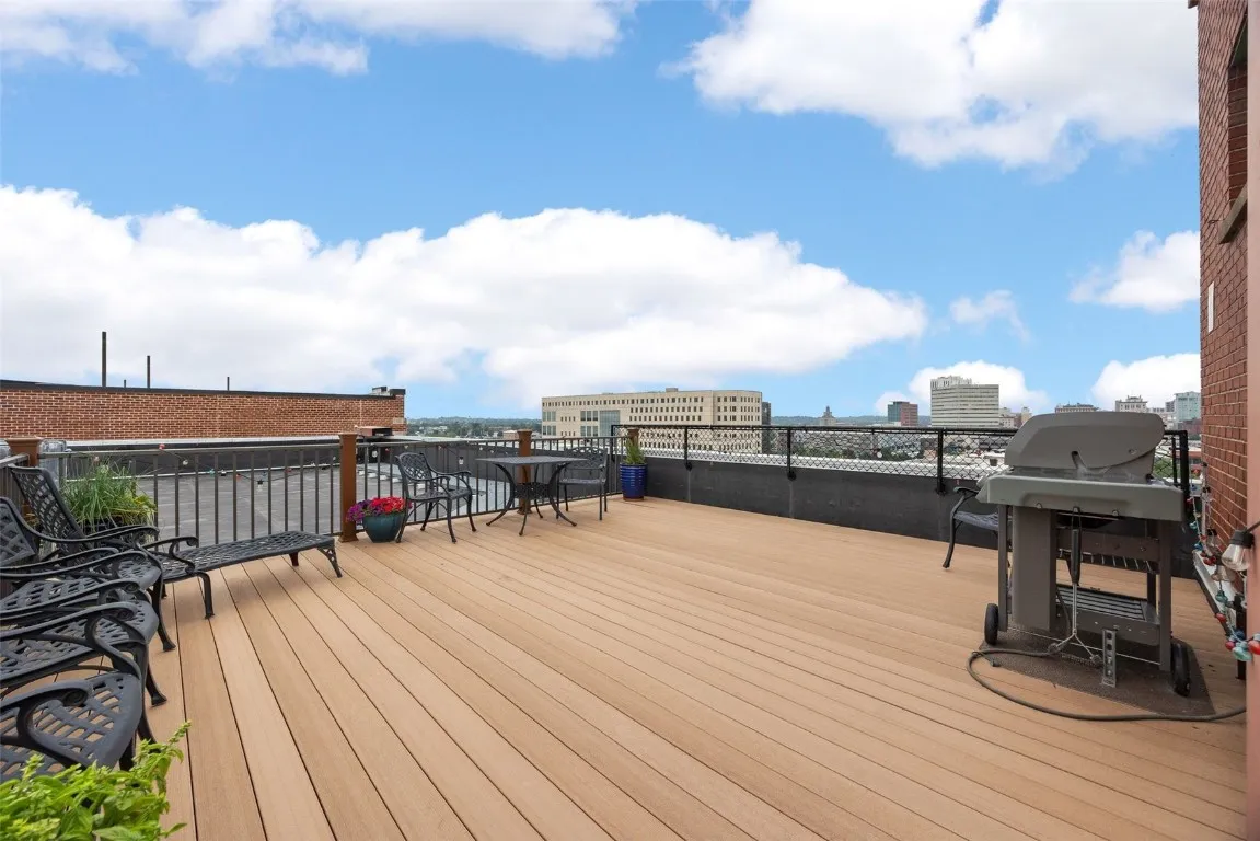 BBQ in style and with a view-Roof top deck/patio common area.