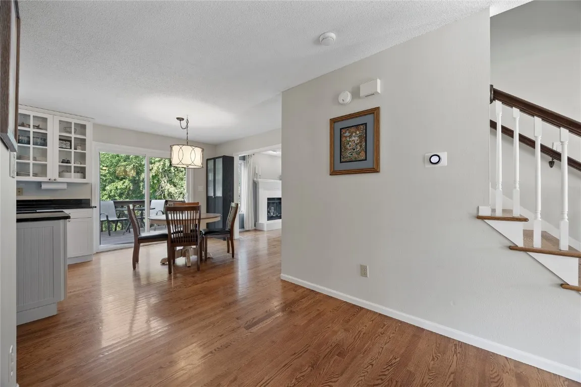 Looking into kitchen