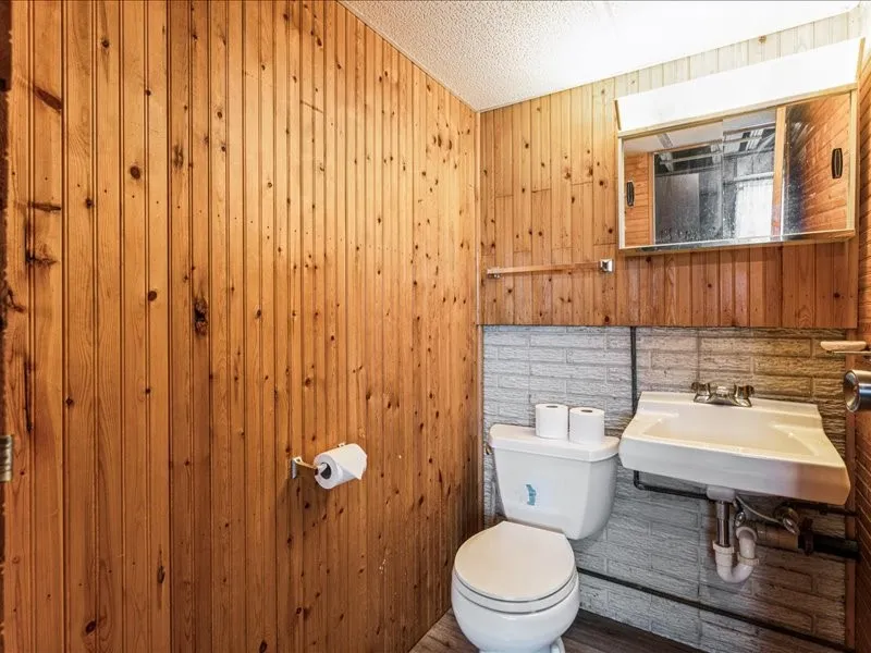 half bath in lower level