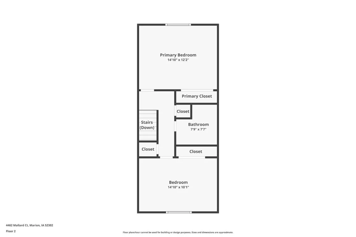Floorplan: upper level.