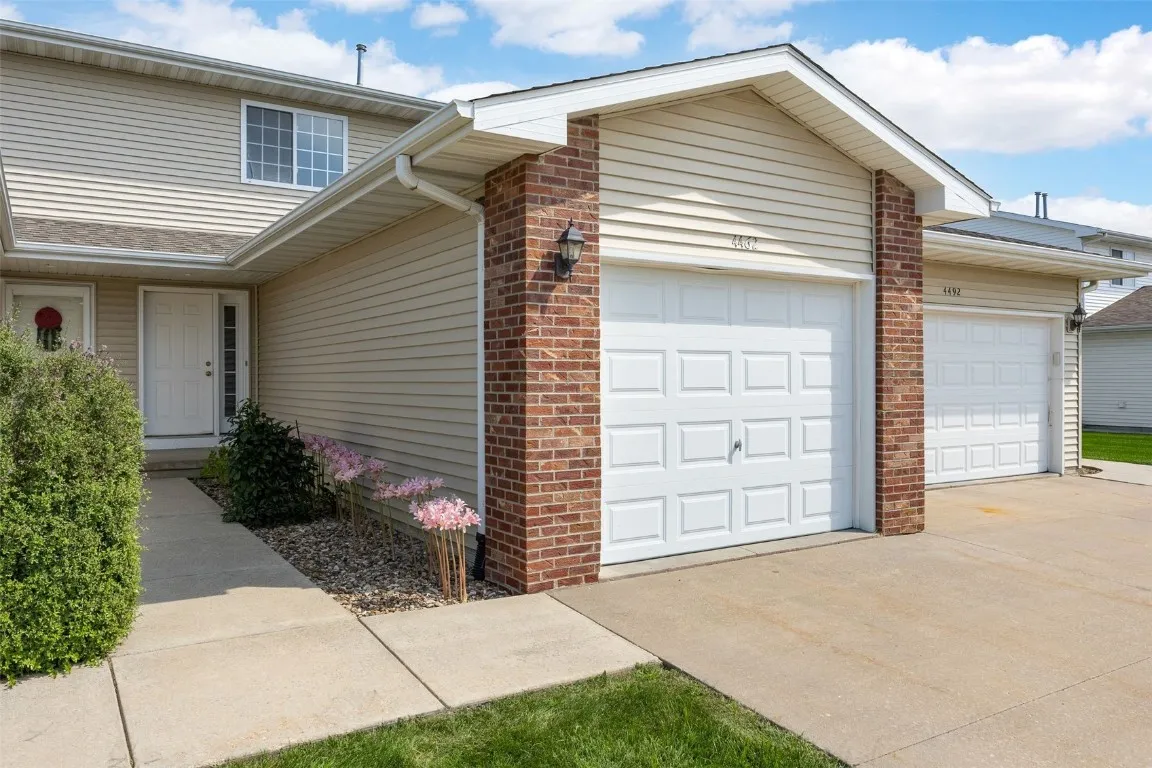 Attached one-car garage, very handy!