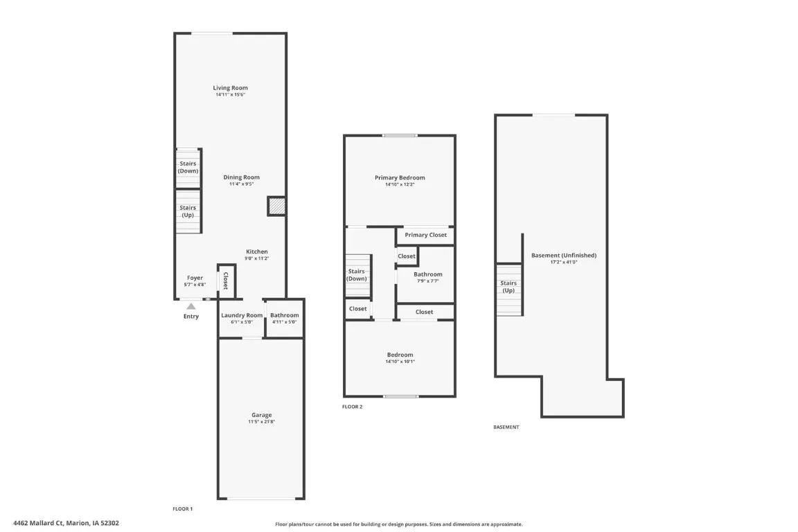 Floorplan: all levels.