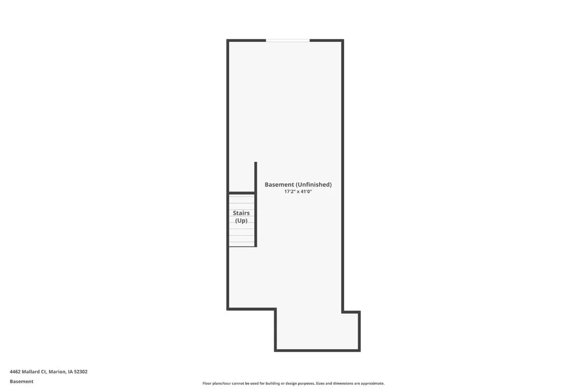 Floorplan: lower level.