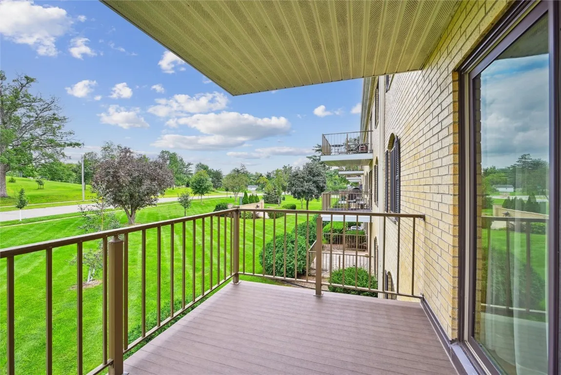 Corner of Property you will find a large Patio