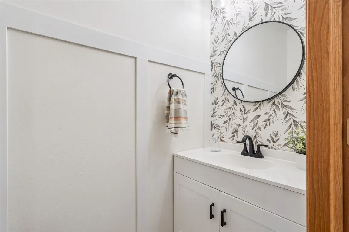 Main floor half bath