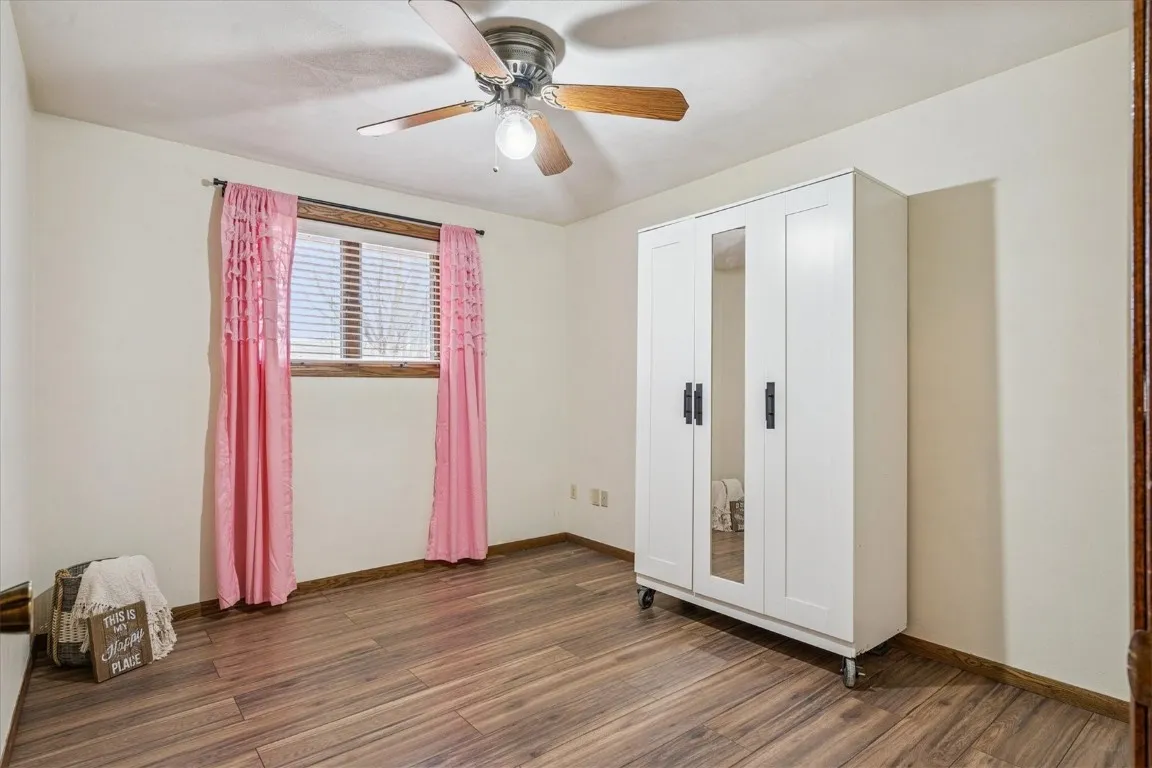 Bedroom located at back of the home