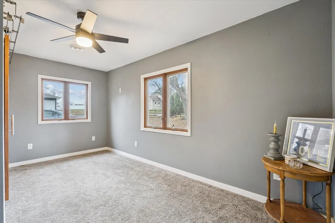 Bedroom located at front of the home