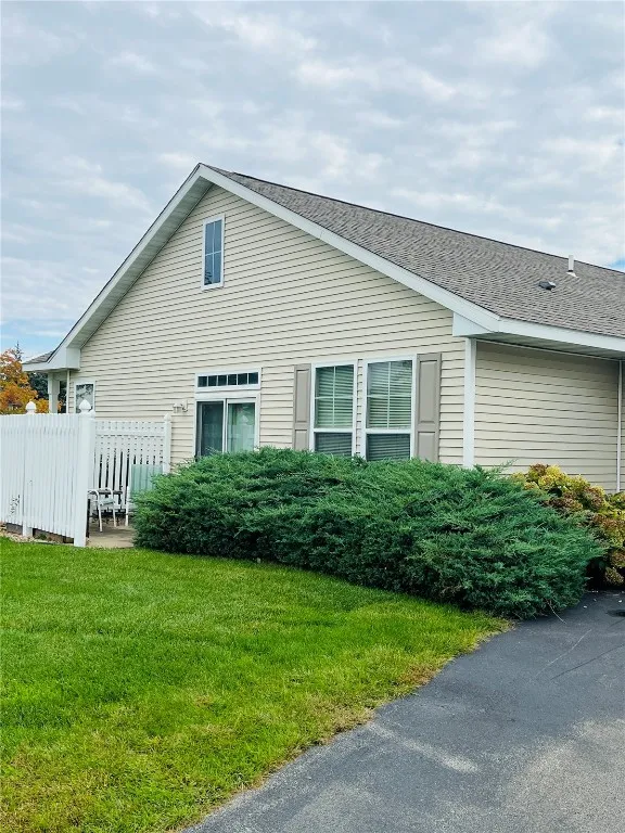 Fall 2025, patio with privacy fence