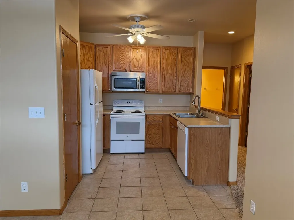 Kitchen view from dining area