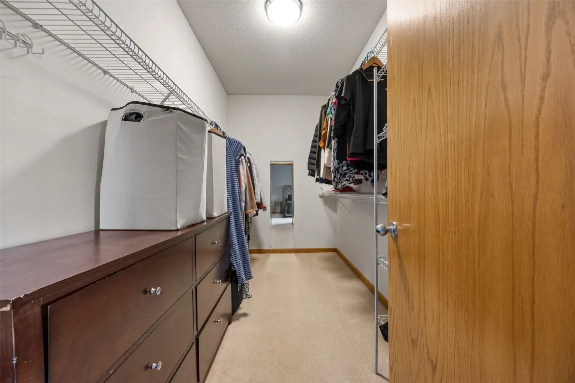 Primary walk-in closet