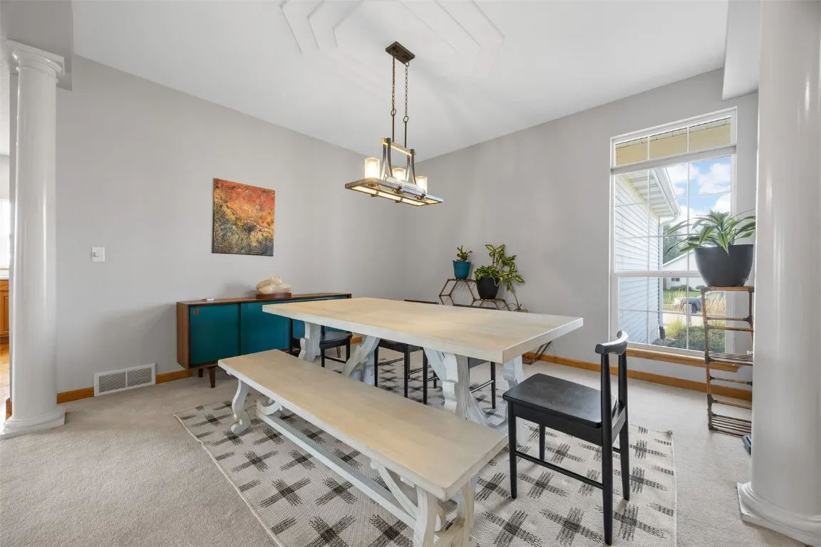 Formal dining room or home office space