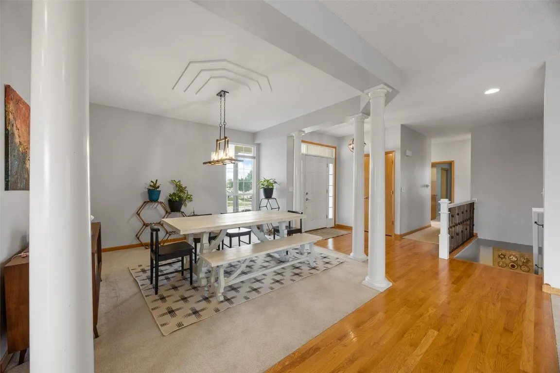 Formal dining room or home office space