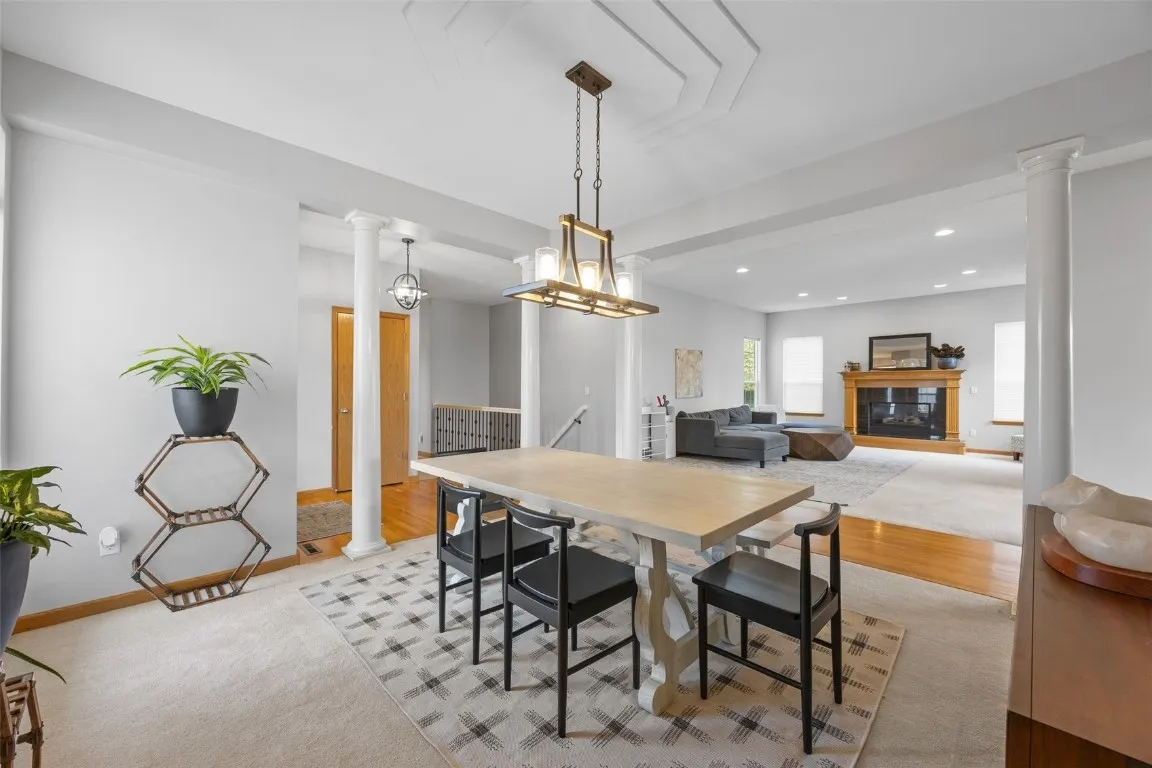 Formal dining room or home office space