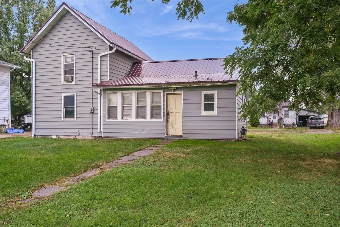 Backside of the home