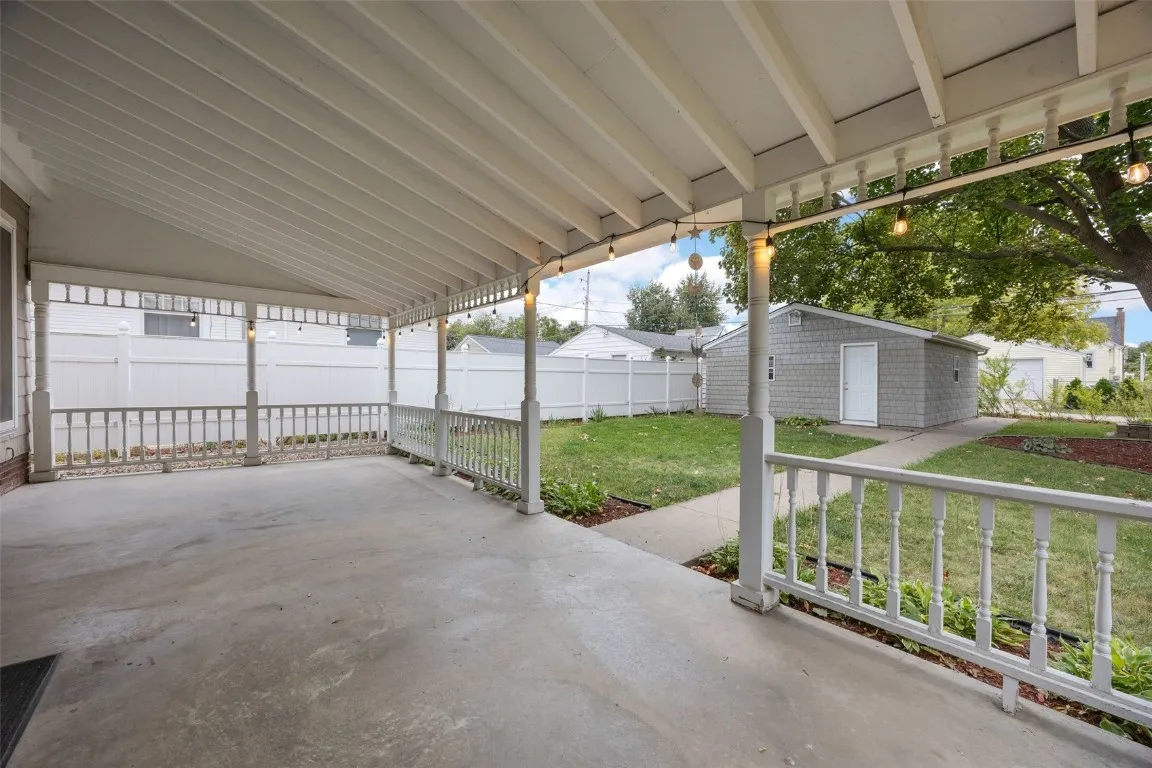 Exterior Rear, Covered Patio