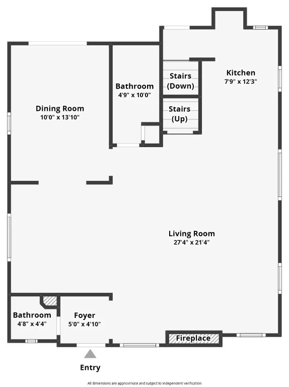Floorplan: main level