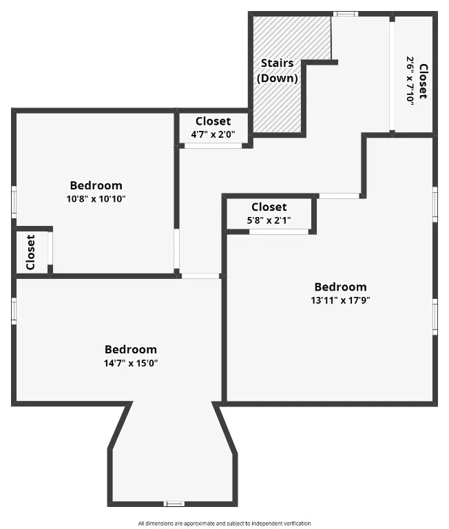 Floorplan: upper level