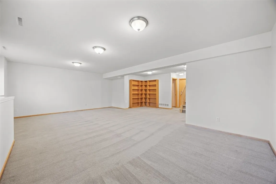 Lower level.  Great for additional entertainment space.