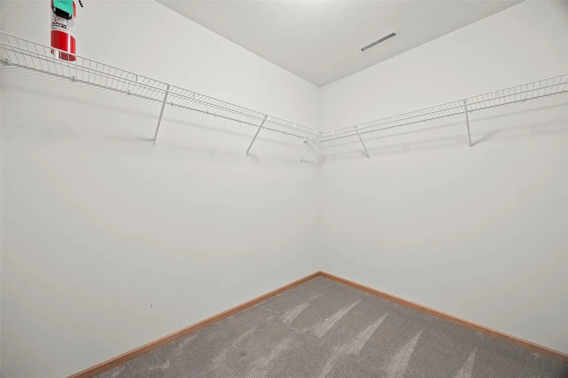 Lower Level Bedroom 3: HUGE walk-in closet.
