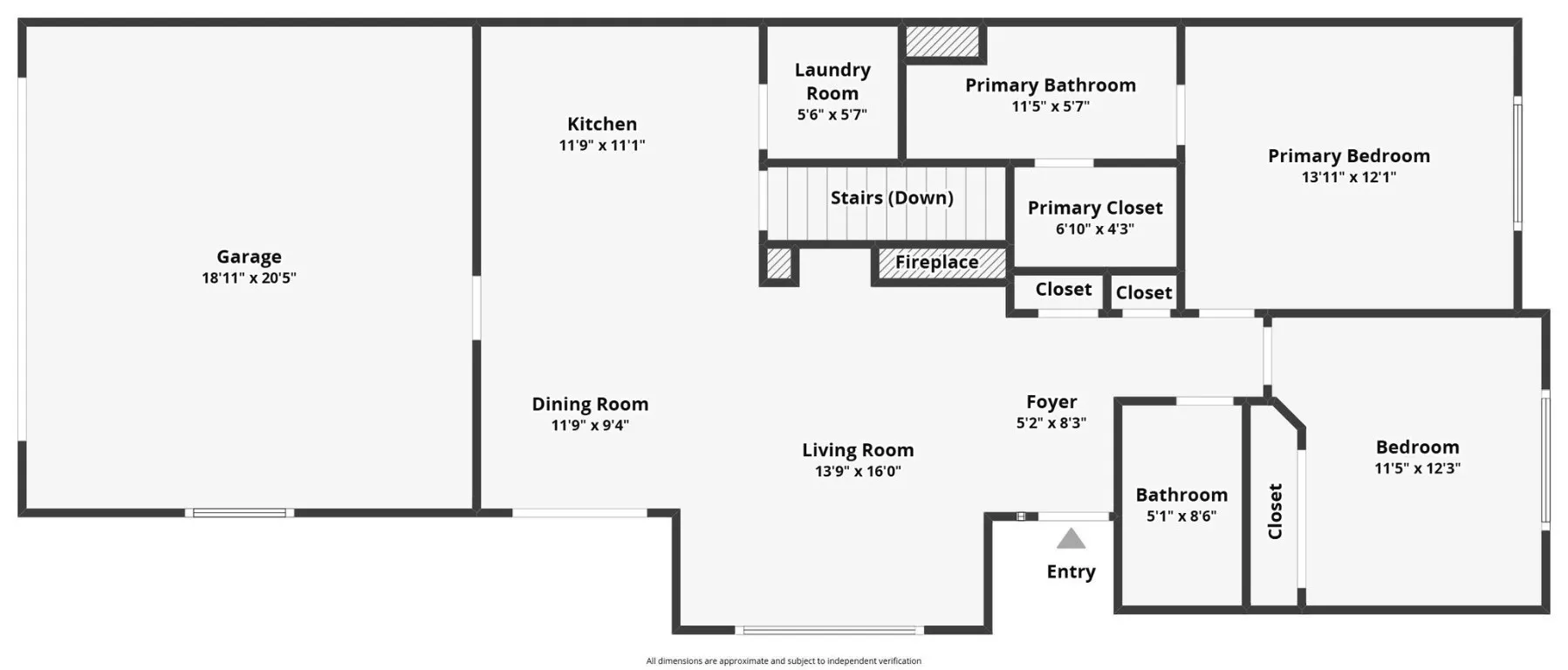Floorplan: main level.