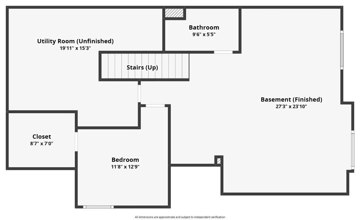 Floorplan: basement.
