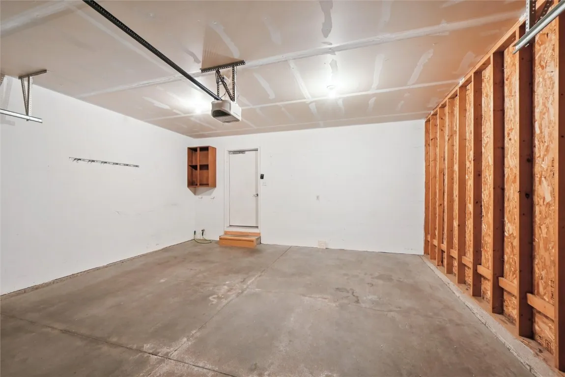 clean and spacious garage
