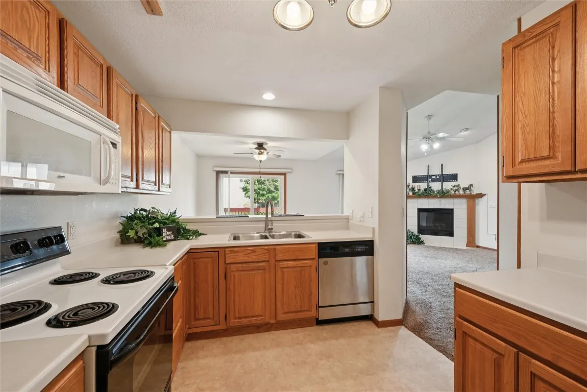 spacious kitchen with plenty of storage