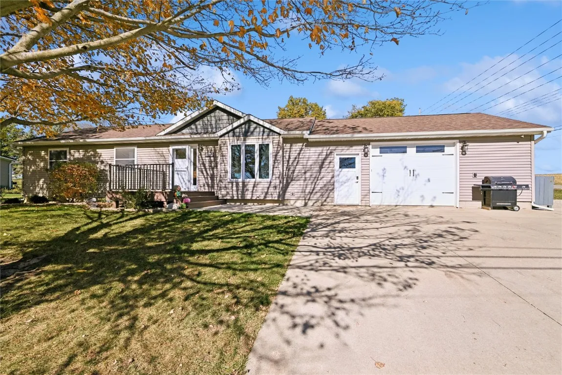 Oversized attached garage
